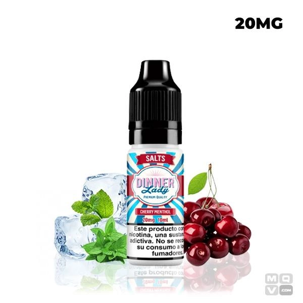 NICOTINE SALTS DINNER LADY CHERRY MENTHOL 10ML VAPE