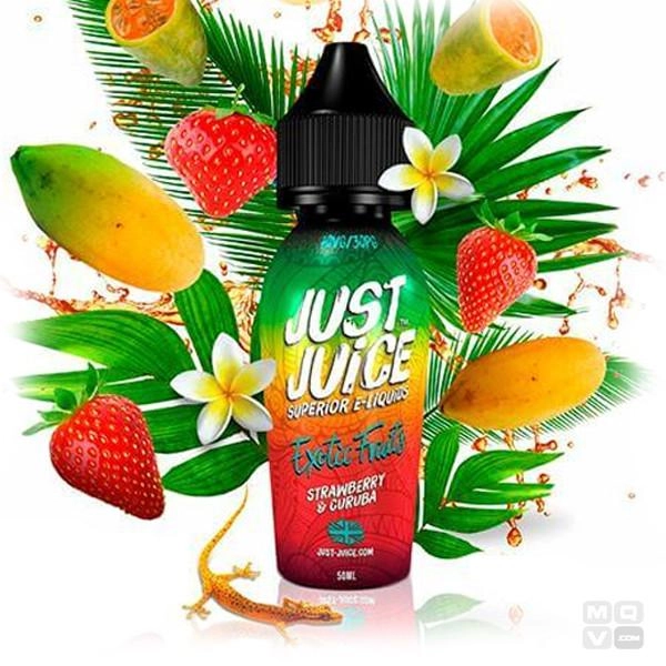 STRAWBERRY & CURUBA JUST JUICE EXOTIC 50ML VAPE