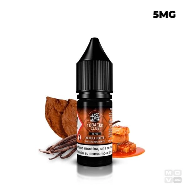 SALES DE NICOTINA VANILLA TOFFE TOBACCO CLUB JUST JUICE 10ML