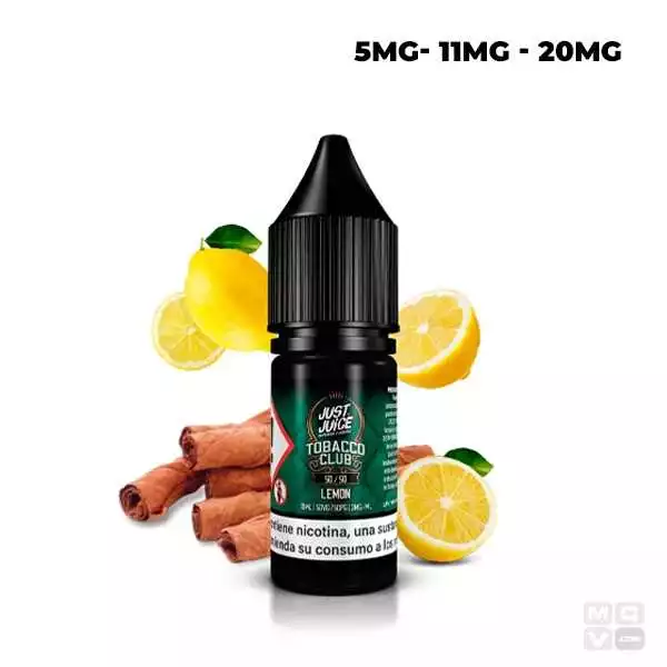 SALES DE NICOTINA LEMON TOBACCO CLUB JUST JUICE 10ML