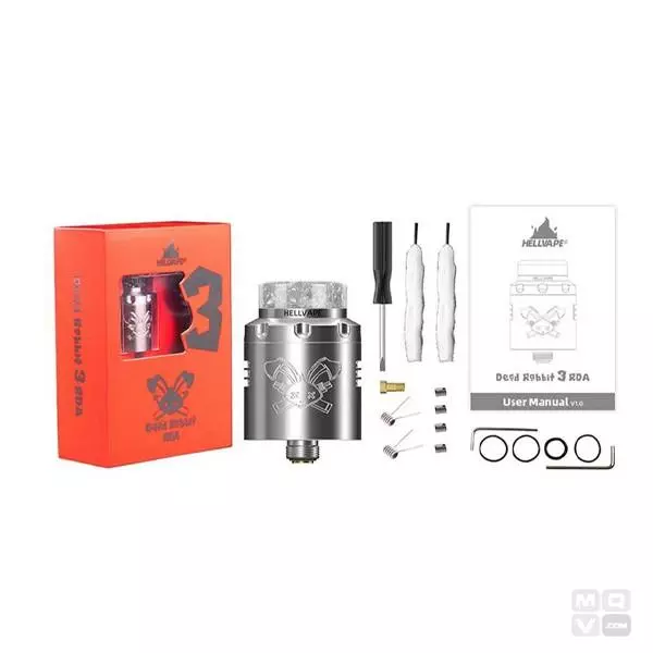 DEAD RABBIT V2 RDA 24MM HELLVAPE BLACK