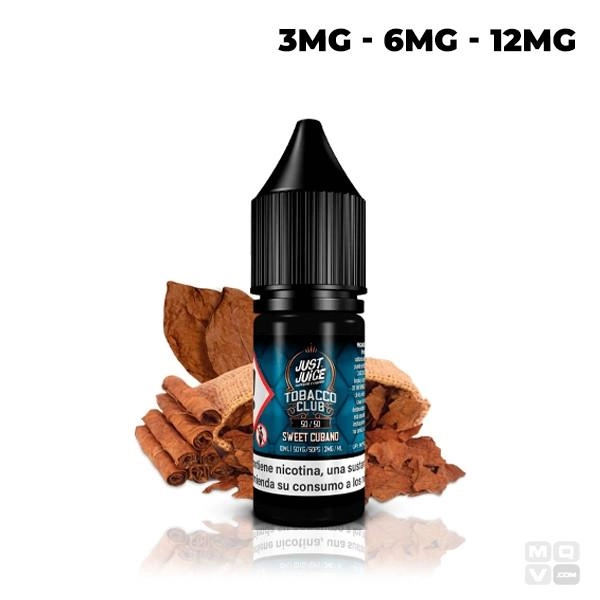 E LIQUID SWEET CUBANO TOBACCO CLUB JUST JUICE 10ML