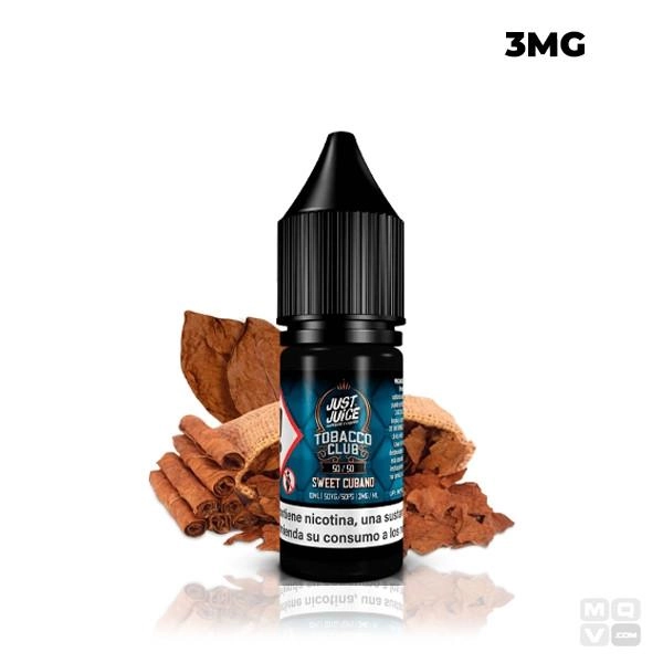 E LIQUID SWEET CUBANO TOBACCO CLUB JUST JUICE 10ML