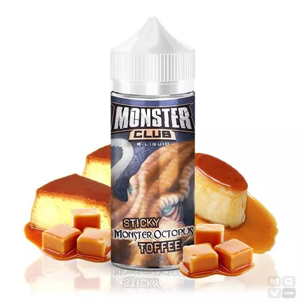 E LIQUID STICKY MONSTER OCTOPUS TOFFEE MONSTER CLUB 100ML