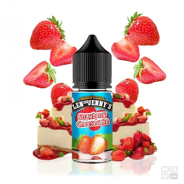 LEN & JENNYS STRAWBERRY CHEESECAKE FLAVOR 30ML VAPE
