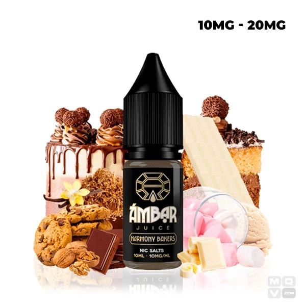 HARMONY BAKERS AMBAR LIQUIDS NICOTINE SALT 10ML VAPE