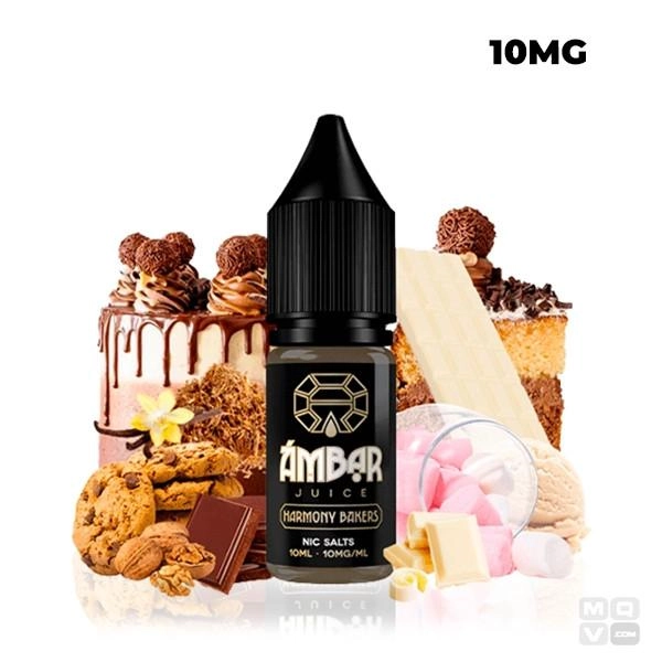 HARMONY BAKERS AMBAR LIQUIDS NICOTINE SALT 10ML VAPE