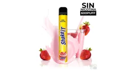 POD DESECHABLE SIN NICOTINA VAPE PUFF SHAKE IT STRAWBERRY SHAKE