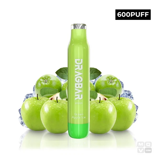 DISPOSABLE POD DRAGBAR ZOVOO GREEN APPLE ICE 20MG VAPE