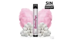 DISPOSABLE POD WITHOUT NICOTINE BIG PUFF COTTON CANDY