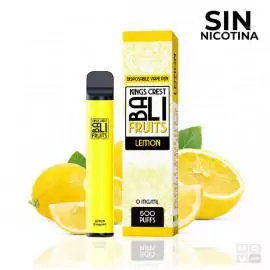 POD DESECHABLE SIN NICOTINA KINGS CREST BALI LEMON