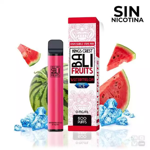 POD DESECHABLE SIN NICOTINA KINGS CREST BALI WATERMELON ICE