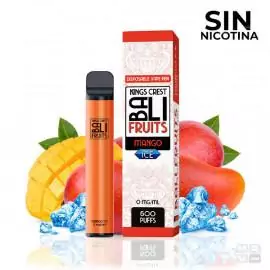 POD DESECHABLE SIN NICOTINA KINGS CREST BALI MANGO ICE