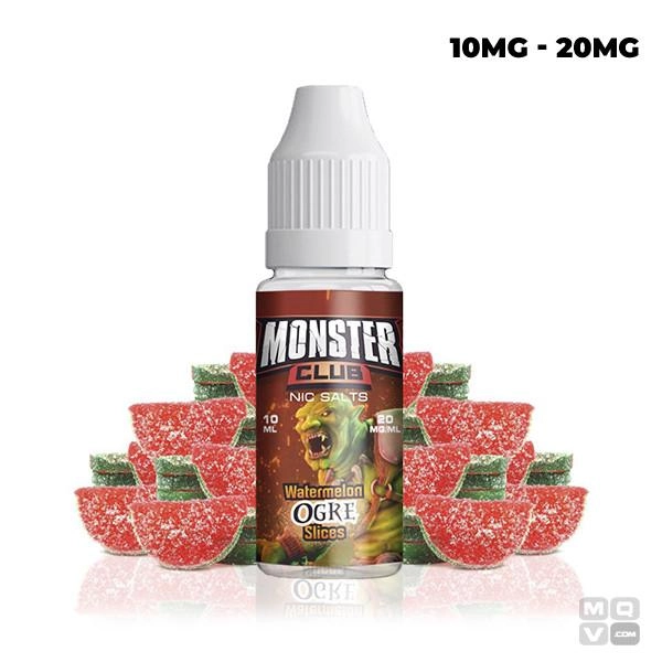 SALES DE NICOTINA WATERMELON OGRE MONSTER CLUB 10ML