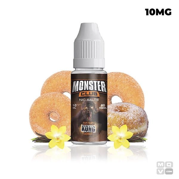 CUSTARD KONG DONUT NICOTINE SALTS MONSTER CLUB 10ML