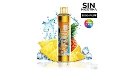 DISPOSABLE POD WHITOUT NICOTINE QUAWINS VFUN PRO PINEAPPLE ICE
