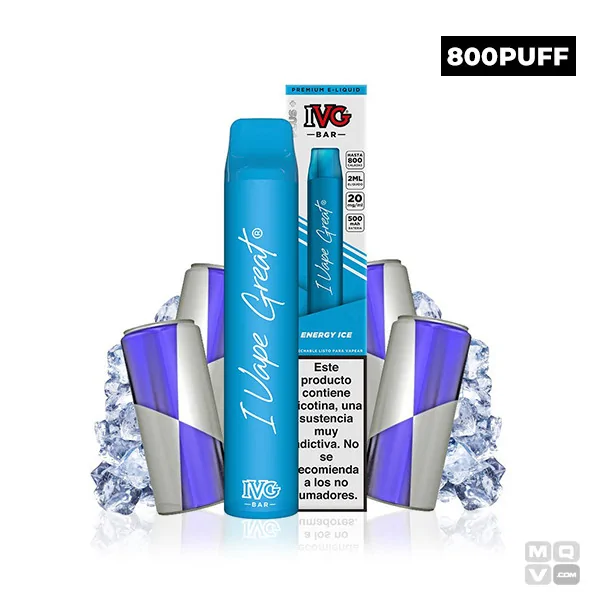 DISPOSABLE POD IVG BAR PLUS ENERGY ICE 20MG