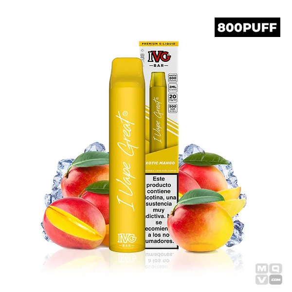 DISPOSABLE POD IVG BAR PLUS EXOTIC MANGO 20MG