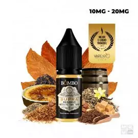 NICOTINE SALT SUPRA RESERVE BOMBO PLATINUM TOBACCOS 10ML VAPE