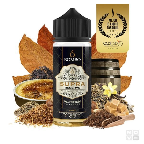 ELIQUID SUPRA RESERVE BOMBO PLATINUM TOBACCOS 100ML