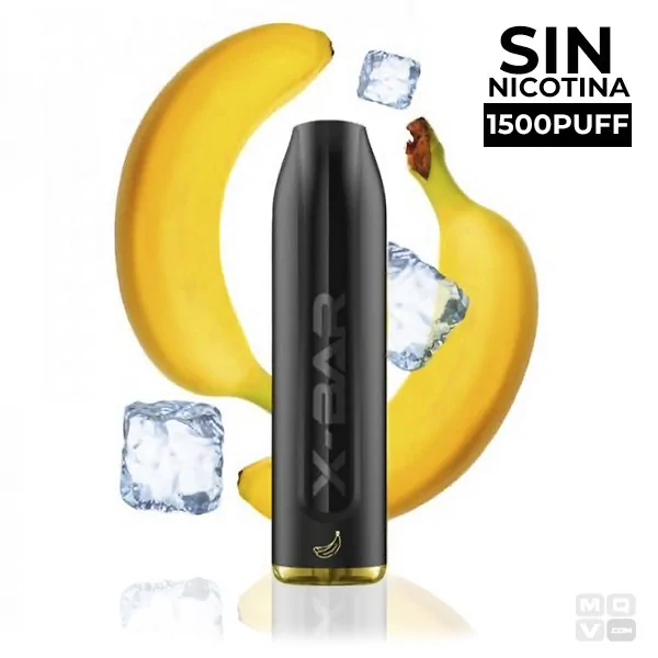 POD DESECHABLE SIN NICOTINA X-BAR PRO ICE BANANA