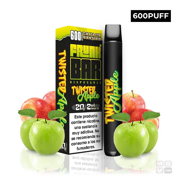 TWISTED APPLE FRUNK BAR DESECHABLE 20MG POD