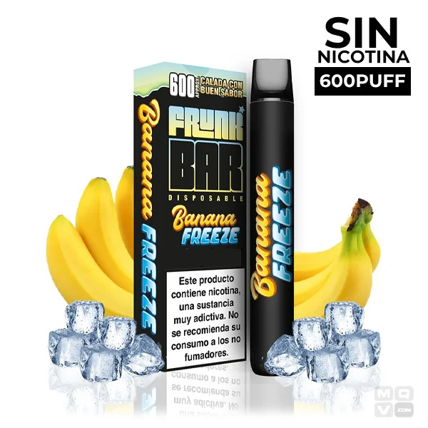 FRUNK BAR DISPOSABLE BANANA FREEZE WITHOUT NICOTINE POD VAPE