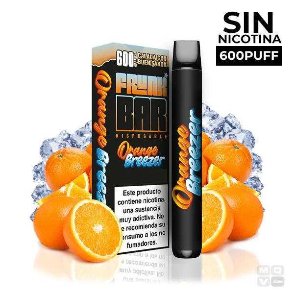 POD DESECHABLE SIN NICOTINA FRUNK BAR ORANGE BREEZE