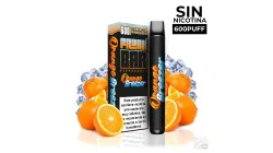 FRUNK BAR DISPOSABLE ORANGE BREEZE POD WHITOUT NICOTINE