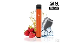 POD DESECHABLE SIN NICOTINA ELF BAR STRAWBERRY ELFBULL ICE