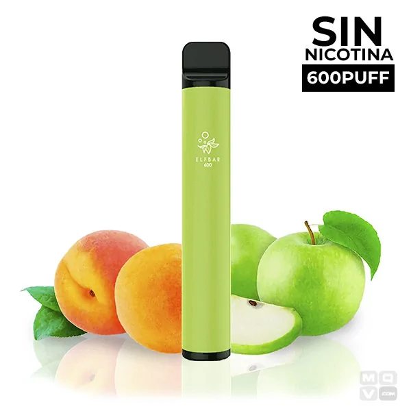 POD DESECHABLE SIN NICOTINA ELF BAR APPLE PEACH