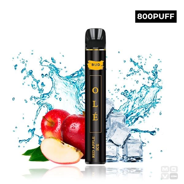 DISPOSABLE POD BUD VAPE OLE RED APPLE ICE 20MG VAPE