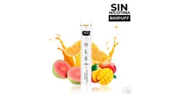 POD DESECHABLE SIN NICOTINA BUD VAPE OLE ORANGE MANGO GUAVA