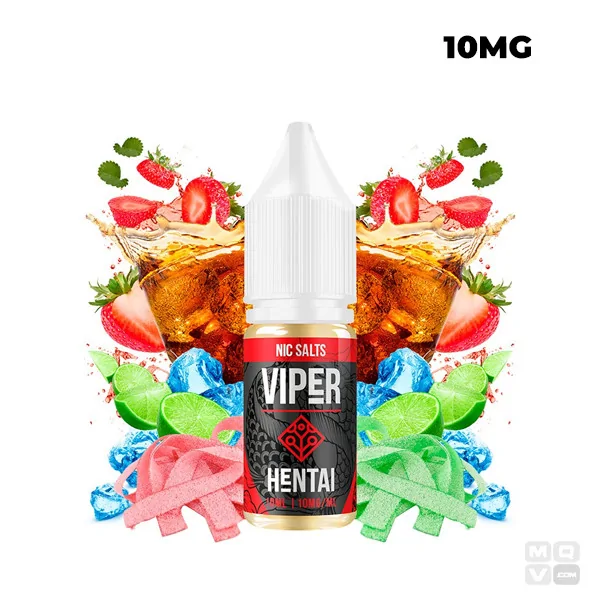 NICOTINE SALT HENTAI VIPER 10ML VAPE