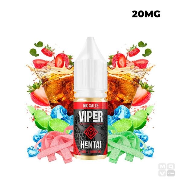 NICOTINE SALT HENTAI VIPER 10ML VAPE