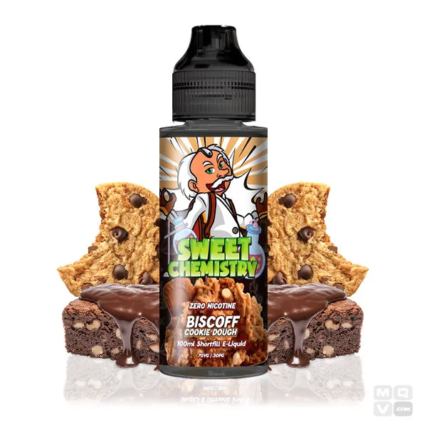 E LIQUID BISCOFF COOKIE DOUGHT SWEET CHEMISTRY 100ML VAPE E LIQUID BISCOFF COOKIE DOUGHT SWEET CHEMISTRY 100ML VAPE
