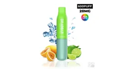 DISPOSABLE POD DRAGBAR ZOVOO 600 S PASSION FRUIT LIME 20MG VAPE