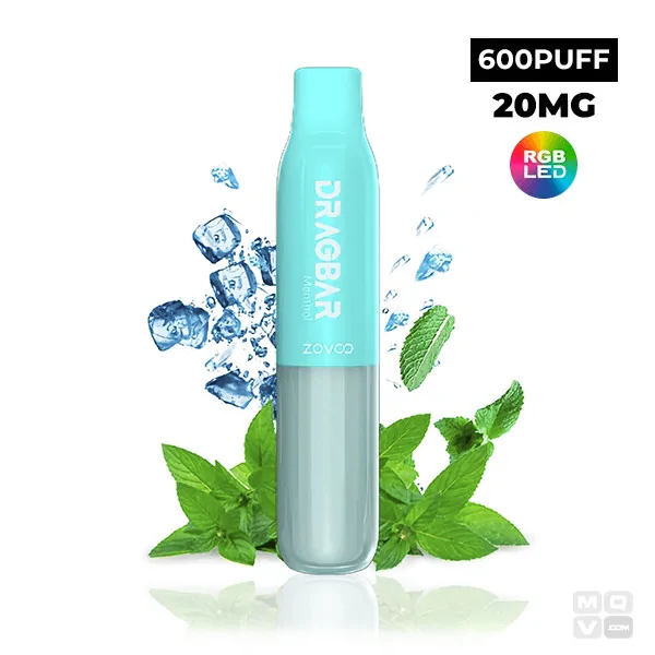 DISPOSABLE POD DRAGBAR ZOVOO 600 S MENTHOL 20MG VAPE