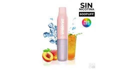 DISPOSABLE POD WITHOUT NICOTINE DRAGBAR ZOVOO 600 S PEACH OOLONG VAPE