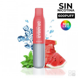 POD DESECHABLE SIN NICOTINA VOOPOO ZOVOO DRAGBAR 600 S WATERMELON MINT