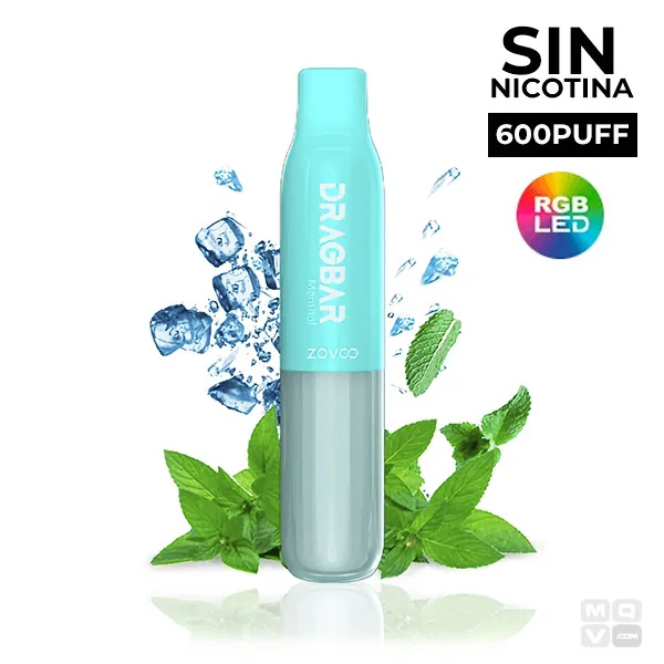 POD DESECHABLE SIN NICOTINA VOOPOO ZOVOO DRAGBAR 600 S MENTHOL