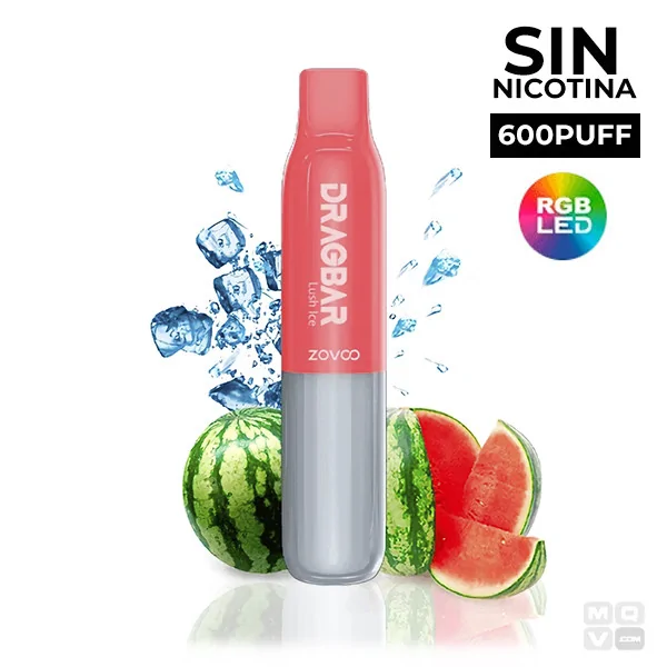 POD DESECHABLE SIN NICOTINA VOOPOO ZOVOO DRAGBAR 600 S LUSH ICE