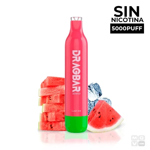 POD DESECHABLE SIN NICOTINA VOOPOO ZOVOO DRAGBAR 5000 13ML LUSH ICE