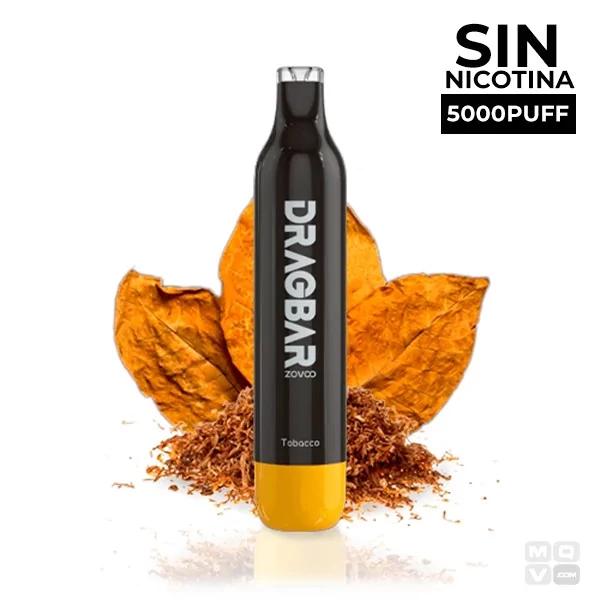 DISPOSABLE POD WITHOUT NICOTINE DRAGBAR ZOVOO 5000 13ML TOBACCO VAPE