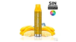 POD DESECHABLE SIN NICOTINA VOOPOO ZOVOO DRAGBAR 5000 C 13ML BANANA ICE