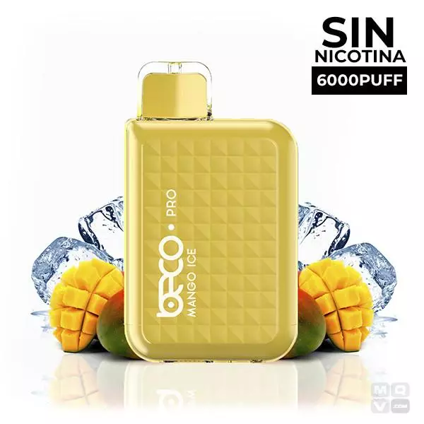 POD DESECHABLE SIN NICOTINA VAPTIO BECO PRO MANGO ICE