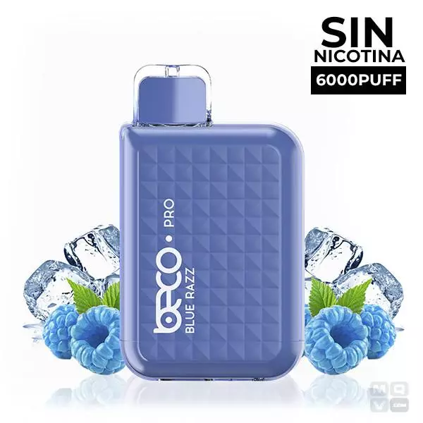 DISPOSABLE POD WITHOUT NICOTINE VAPTIO BECO PRO BLUE RAZZ