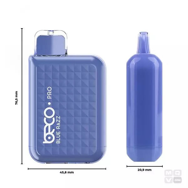 DISPOSABLE POD WITHOUT NICOTINE VAPTIO BECO PRO BLUE RAZZ