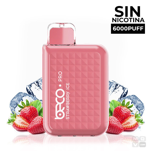 DISPOSABLE POD WITHOUT NICOTINE VAPTIO BECO PRO STRAWBERRY