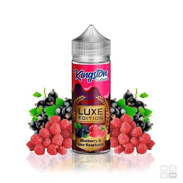 BLUEBERRY & SOUR RASPBERRY KINGSTON LUXE EDITION 100ML VAPE E LIQUID